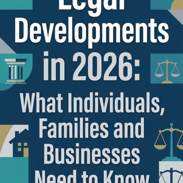 Legal Developments in 2026: What Individuals, Families and Businesses Need to Know